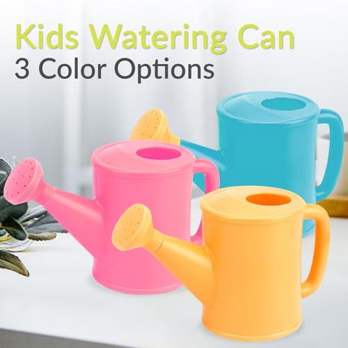 Kids Watering Can 700ml Detachable Nozzle for Indoor Plants (Blue) - color: Blue
