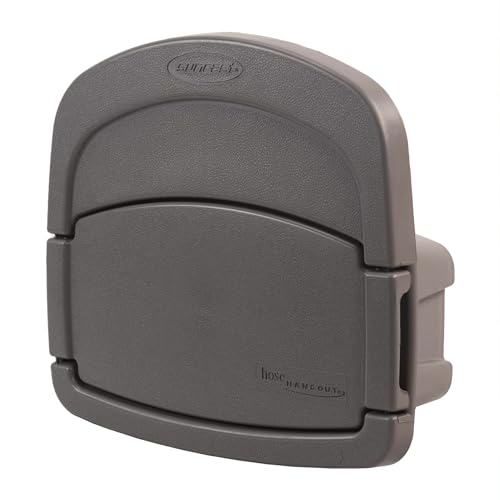 Suncast DHH150ST Deluxe Hangout Hose Hanger, Stoney - color: Stoney Gray, size: No Size (Pack of 1)