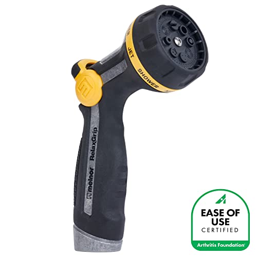 Melnor RelaxGrip Metal 8-Pattern Hose Nozzle: Thumb Operation - size: 8-Pattern, style: Thumb Control