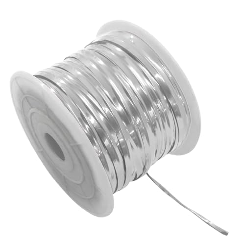 Metallic Twist Ties Roll, 4mm, 100 Yards, Silver - color: Silver