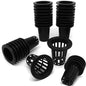 2.75 Inch Garden Plastic Slotted Mesh Cups Pots, Round Net Cups Plant Net Pot Bucket Basket for Hydroponics (100Pcs) - color: 100pcs, size: 2.75 Inch