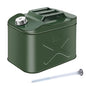 5 Gallon Metal Watering Can with Removable Spout, Square Garden Water Can for Outdoor Flower & Plant Watering, Camping Non-Drinking Liquid Storage Container, 20L - size: 5 gallon metal can