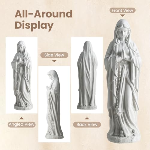 Giantex Virgin Mary Praying Statue 29.5", Blessed Mother Outdoor Statue - style: Virgin Mary – Praying
