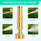 Garden Hose Nozzle, CM CUMIZON Solid Brass Heavy Duty Adjustable Twist Hose Nozzle, High Pressure Water Hose Sprayer Nozzle, 2 Pack - style: Nozzle Twist 2P