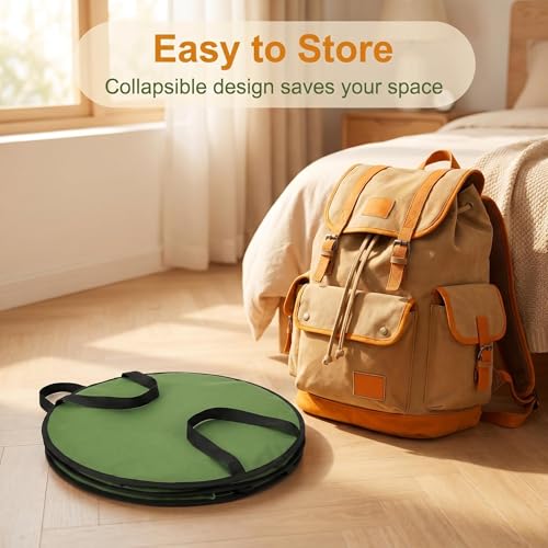 Collapsible Camping Trash Can 27 Gallon, Pop Up Outdoor Recycle Bin - size: 27 Gallons-No Lid