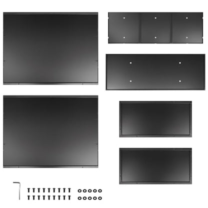 36" Metal Planter Box, Large Rectangular Window Box - size: 36”L x 12”W x 26“H