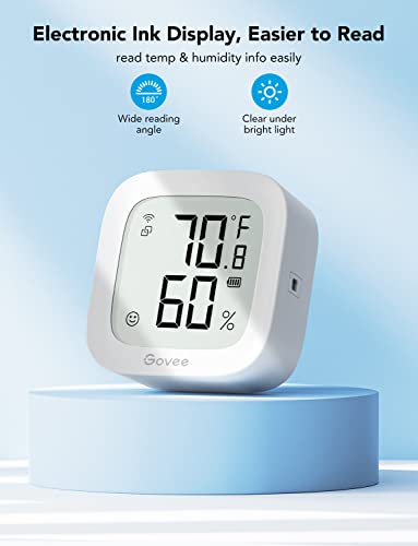 Govee WiFi Thermometer Hygrometer H5103 with Electronic Ink Display