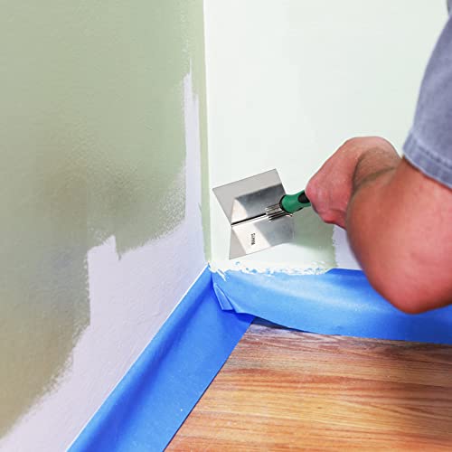 Drywall Corner Tool - Inside Corner Trowel Stainless Steel - size: internal