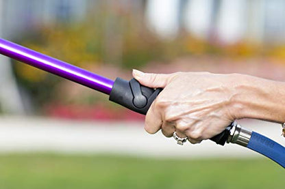 Dramm RainSelect Rain Wand – 16 Inch Aluminum Watering Wand with 9-Pattern Adjustable Spray Head & One Touch Thumb Control Valve – Garden Hose Wand for Containers, Raised Beds & Hanging Baskets – Red - color: Red, size: 16"