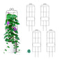 4 Pack 31'' Plant Trellis for Climbing Plants Indoor & Outdoor, Metal Trellis for Potted Plants, Plant Support for Houseplant, Vines, Pothos, Rose, Ivy, and Flowers, Black - size: 31in/4Pack