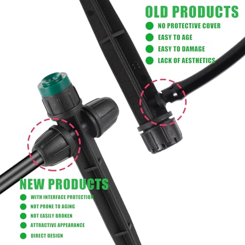 30 Pcs Drip Irrigation Emitters Sprayers for 1/4" Drip Tubing - style: 30Pcs Irrigation Sprayers