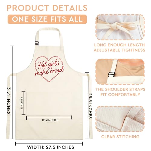 Sourdough Apron Gifts for Bakers, Adjustable Apron, Gifts for Bread Bakers, Perfect for Baking Cooking - color: Style-7