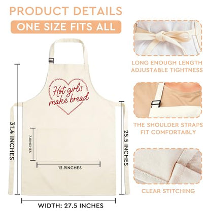 Sourdough Apron Gifts for Bakers, Adjustable Apron, Gifts for Bread Bakers, Perfect for Baking Cooking - color: Style-7
