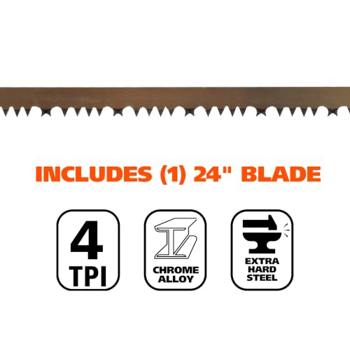 GreatNeck 24 Inch Bow Saw for Brush Clearing and Dry Wood Cutting - size: 24 Inch, style: Saw