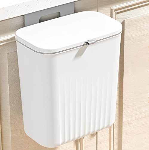 Sooyee 3 Pack 12L/3.2 Gal Kitchen Compost Bin, White