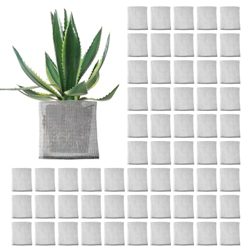1 Gallon Wire Mesh Bags for Plant Protection, Garden Mesh Netting Protection Bag Animal Barrier Wire Baskets for Plants Vegetables Flowers Herbs Fruits Berries 60 Pcs
