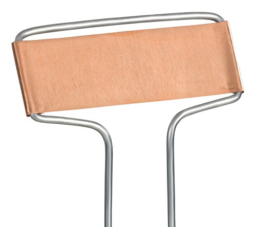 GardenMate 50-Pack Weatherproof Banner Copper Metal Plant Labels, Height 10.5", Label Area 2.5'' x 7/8'' - size: 50-Pack, style: 10.5'' COPPER BANNER
