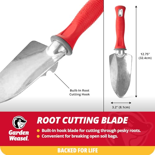 Garden Weasel Heavy Duty Trowel for Planting Digging Cultivating
