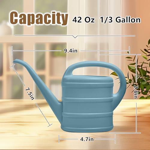 ZXJ Small Plant Watering Can - 1/3 Gallon - Grey - color: Gray