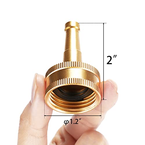 2 Pack Sweeper Nozzle for Garden Hose, 2" Hose jet nozzle - color: Nozzle Jet (2 Pack)