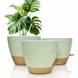 10/9/8 Inch Plastic Planters Self Watering Pots for Plants