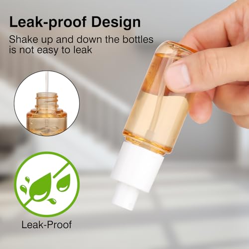 Small Spray Bottles 8Pack 40ml Fine Mist TSA Travel Size Toiletries - size: 40 ml (Pack of 2)
