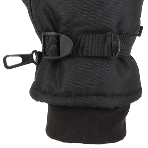 Carhartt Men's Waterproof Insulated Knit Cuff Mitten - color: Black/Grey, size: X-Large