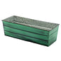 Achla Designs Galvanized Window Flower Box Planter-Green-Medium (24" L x 9.5" W x 7.5" H) - color: Green, size: Medium