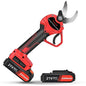 Electric Pruning Shears，Professional Cordless Tree Branch Pruner with 2PCS Lithium Battery and Matching Tools，30mm (1.2″) Cutting Diameter