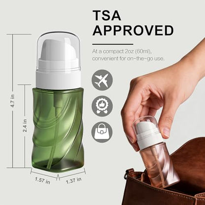 RNOAFMU Small Spray Bottle 2Pack, 2oz/60ml Travel Size