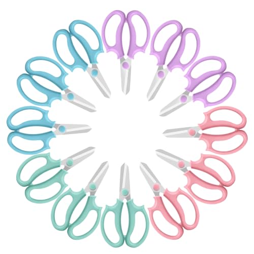 12PCS Flower Scissors, Premium Stainless Steel Garden Scissors - size: 12PCS Standard