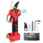 Electric Pruning Shears for Milwaukee M18 Battery, Portable Cordless Pruning Shears with LCD Display＆SK5 Blades, Adjustable Cutting Diameter 0.8-1.2 Inch for Gardening Tree Pruning(Tool Only) - style: For Milwaukee