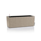 Lechuza BALCONERA Stone 50 Sand Beige, Self-Watering Window Box (Railing Planter), H7.5 L19.7 W7.5 in - color: Sandy Beige, style: 50