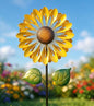 Wind Spinner Outdoor, Yard Decorations Outdoor, Sunflower Garden Decor