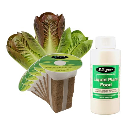 EZ-GRO Mixed Romaine Seeds Pod Kit (6) Compatible with Aerogarden Pods - size: 6 Pod