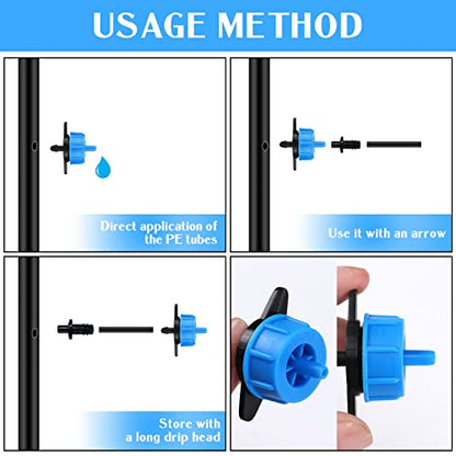 Didaey 50 Pcs 1/2 GPH Pressure Compensating Drip Emitters for Garden - style: 1/2 GPH