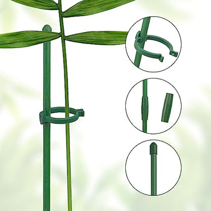 40 Pcs Plant Support Stakes Height Adjustable(12 Inch) - size: 40Pcs