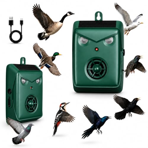 Solar Ultrasonic Bird Repellent Devices Outdoor Geese&Duck Deterrent