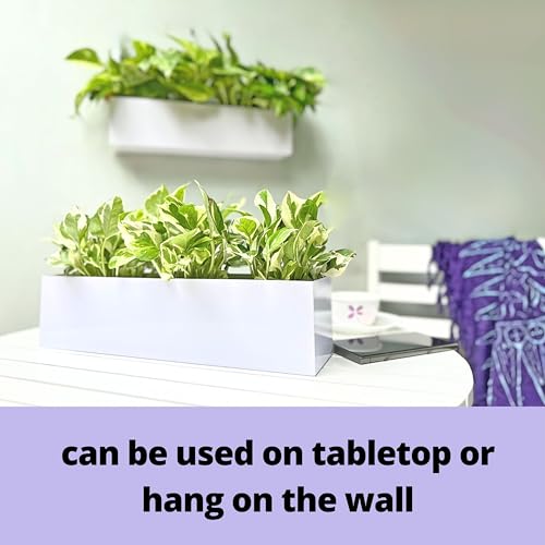 LaLaGreen Outdoor Wall Planters (24in, 2 Pack) Window Flower Box for Plants - size: 24" x 2 Pack