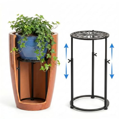 Adjustable Plant Risers for Inside Pots,16-31‘’ Height Adjustable, - size: 16.1~30.7'' Height
