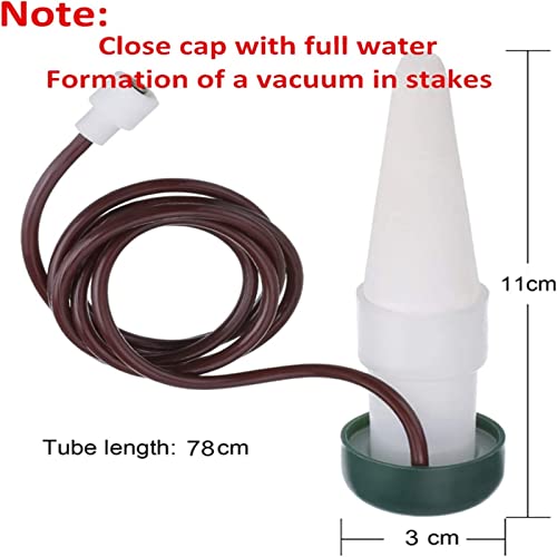 24 Pack Hestya Automatic Plant Self Watering Stakes for Outdoor