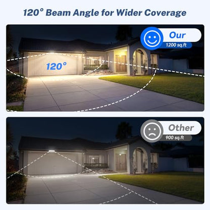 100W LED Shop Light, 3000K Warm White Plug in Garage Light IP66 Waterproof - size: Warm 1pcs