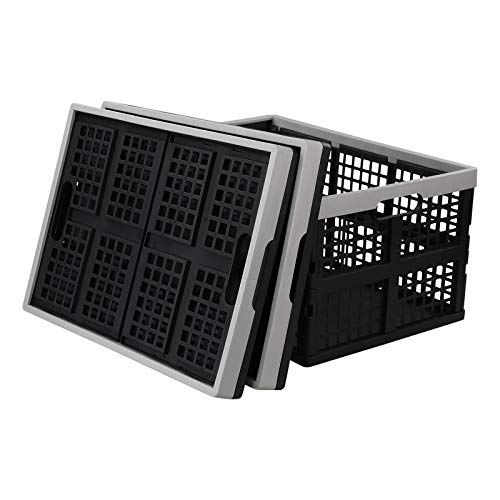 Vababa 42 L Stackable Collapsible Storage Crate, 3-Pack Storage Basket - size: 42 L
