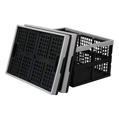 Vababa 42 L Stackable Collapsible Storage Crate, 3-Pack Storage Basket - size: 42 L