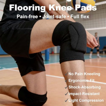 Wrestling Knee Pads for Adult, Flexible Lightweight, Black S, 1 Pair - size: Small