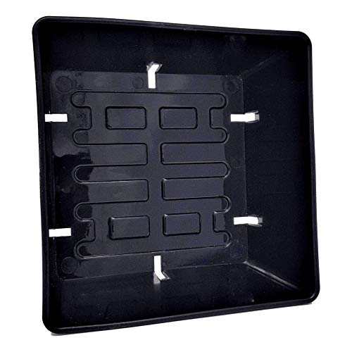 Bootstrap Farmer 5x5 Grow Trays 40 Pack in Black | Extra Strength Inserts for Microgreens & Seed Starting | Heavy Duty Food-Safe Plastic Fits Standard 1020 Flats - color: Black, size: 40 Pack