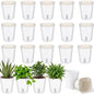 Ziliny 20 Pcs 4.92 Inch Self Watering Planters with Water Indicator - size: 4.92 Inch