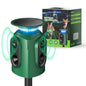 Solar Animal Repeller Outdoor, Squirrel Repellent & Cat Repellent Outdoor, Deer Repellent Devices, Coyote Deterrent Raccoon Repellent, Motion Activated Cat Deterrent 5 Modes IP65 Waterproof