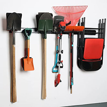 Wallmaster Garage Storage Organization Wall Mount Folding Chair Hangers - size: 6Hooks+3Panels