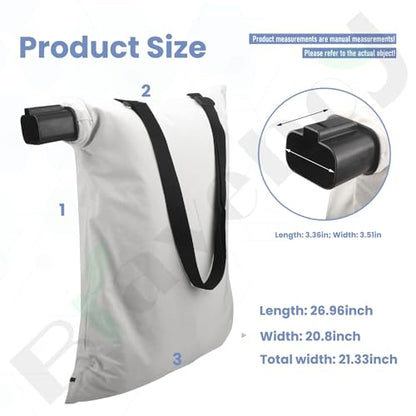High Capacity Pro Max 5140125-95 Leaf Blower Bag for BlackDecker